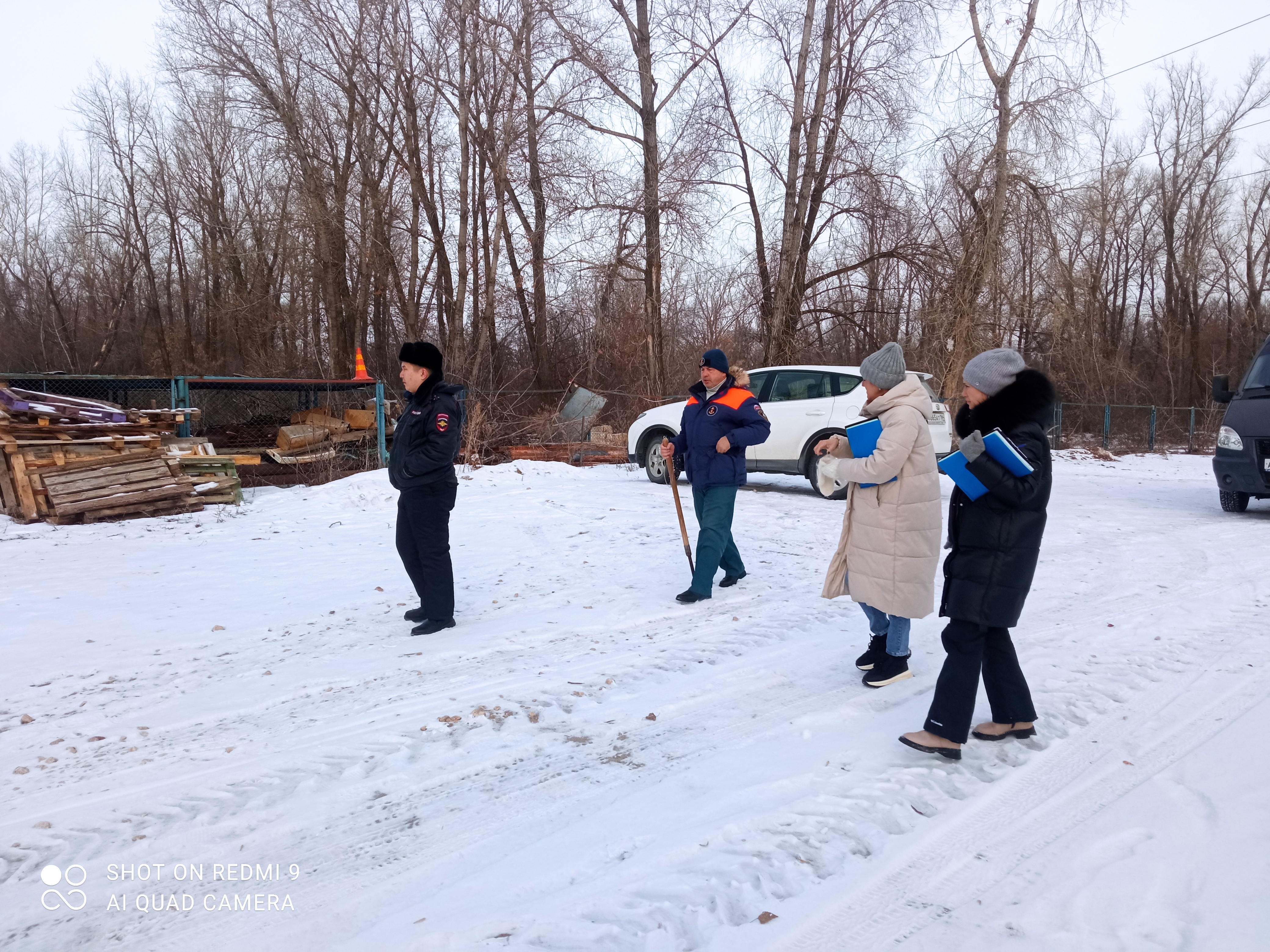 В городе Балаково состоялся рейд по безопасности на водных объектах в зимний период