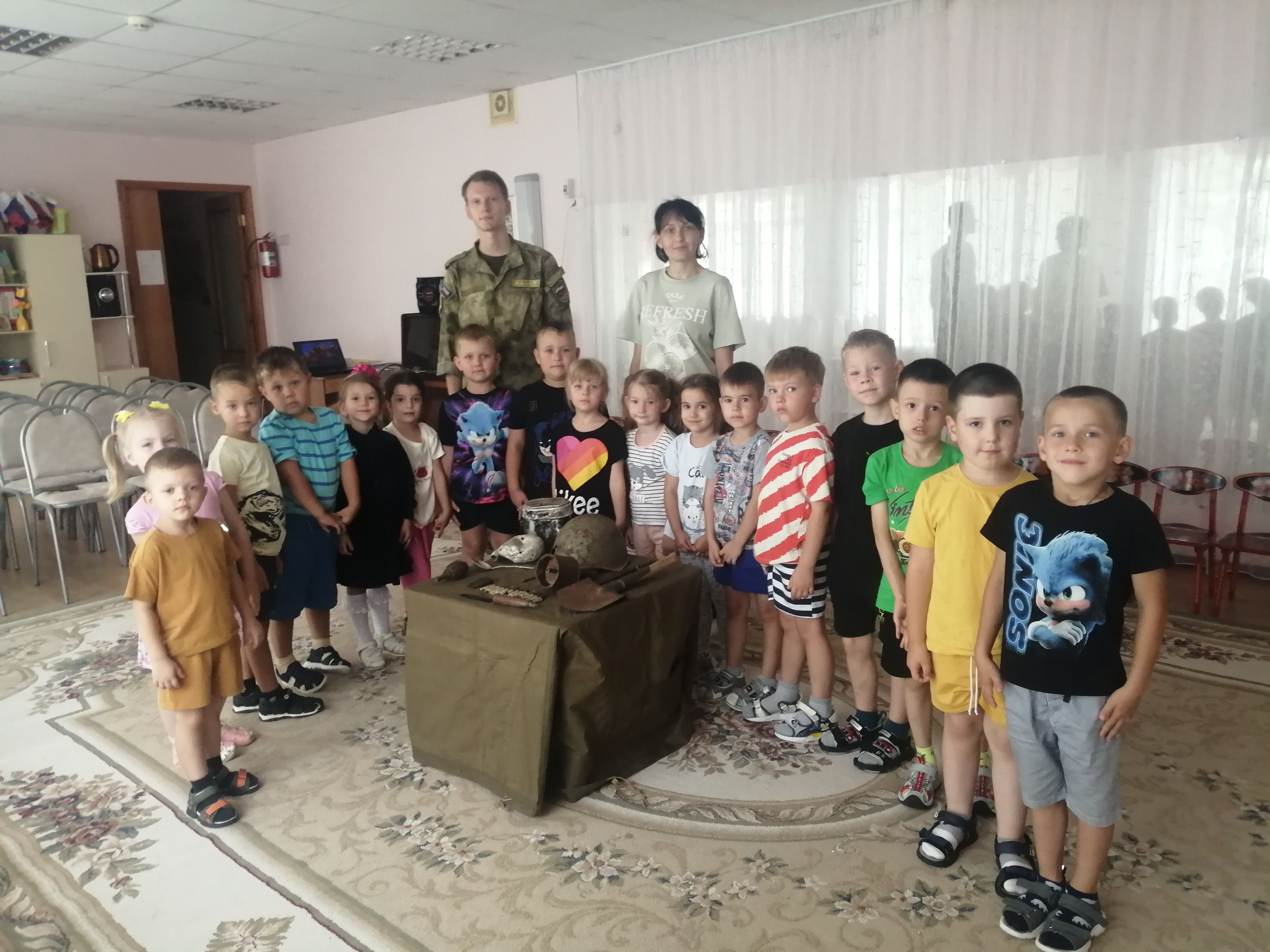 Центр «Набат» провел патриотические мероприятия для дошкольников