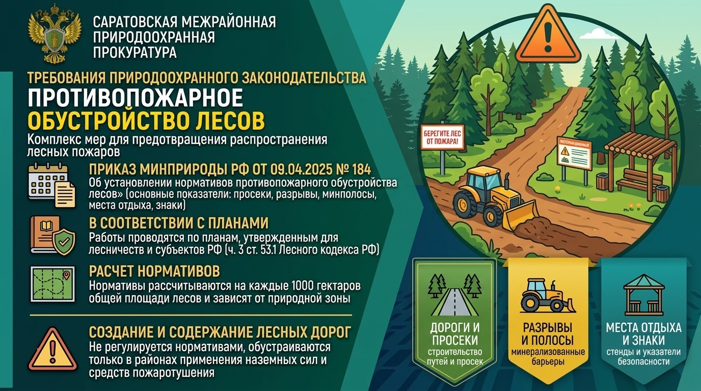 Саратовская межрайонная природоохранная прокуратура разъясняет требования природоохранного законодательства