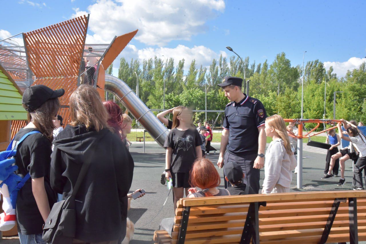 В парке «Центральный» состоялся рейд по профилактике правонарушений среди молодежи