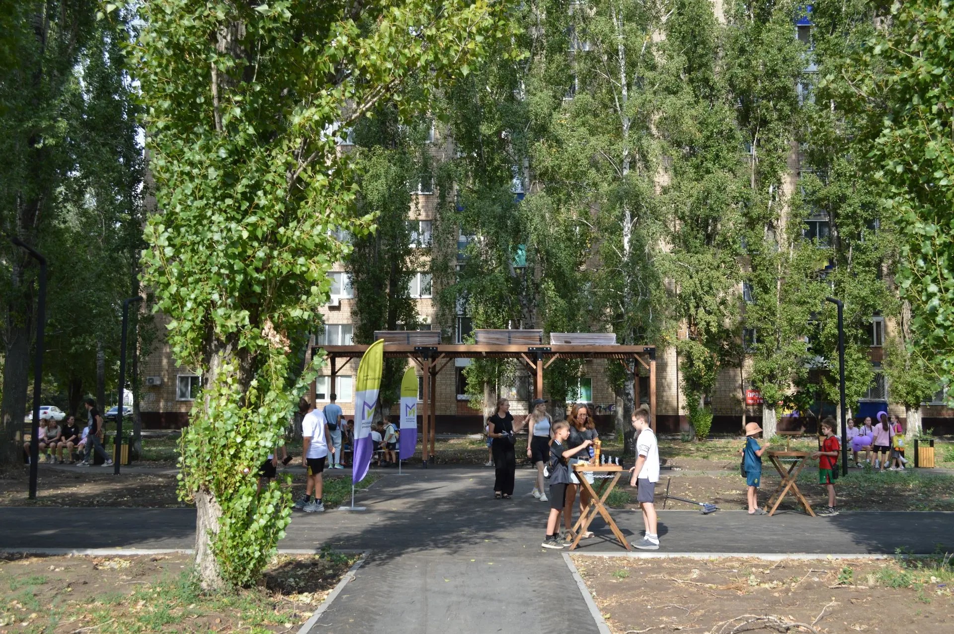 В новом сквере у «Золушки» проходят первые мероприятия
