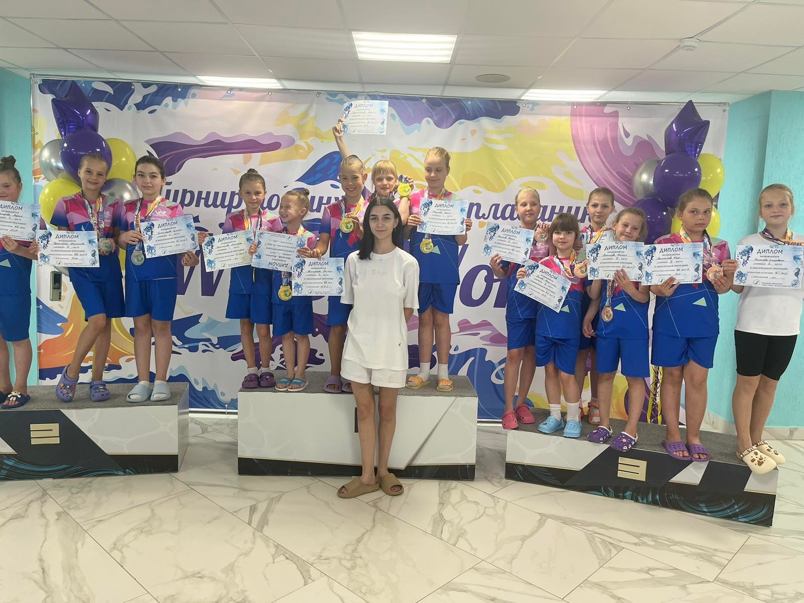 Воспитанницы спортивной школы «Альбатрос» приняли участие в областных соревнованиях по синхронному плаванию в Саратове