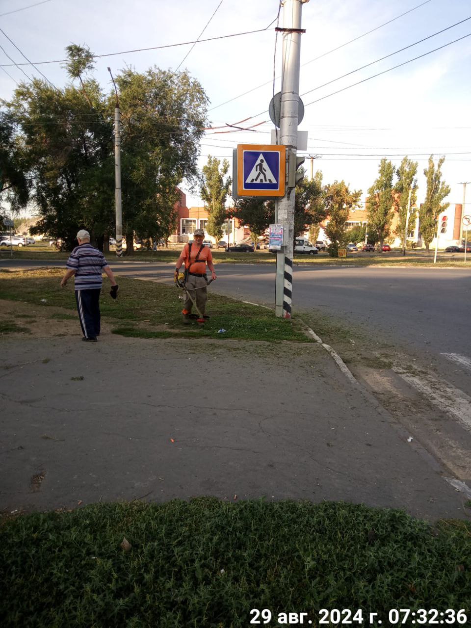 Полив зеленых насаждений, покос травы, уборка общественных территорий: благоустройство города ведётся в ежедневном режиме