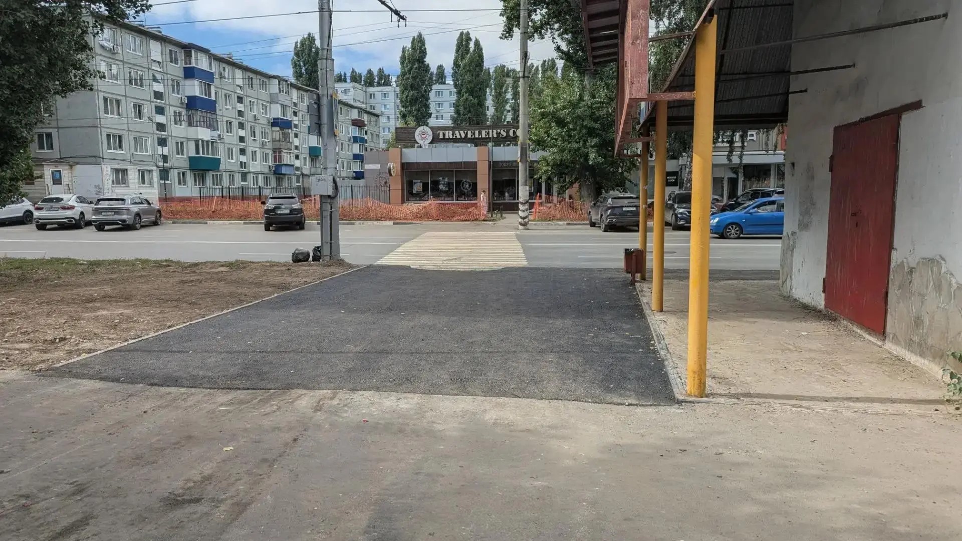 В сквере имени Вячеслава Малярова завершаются работы по благоустройству