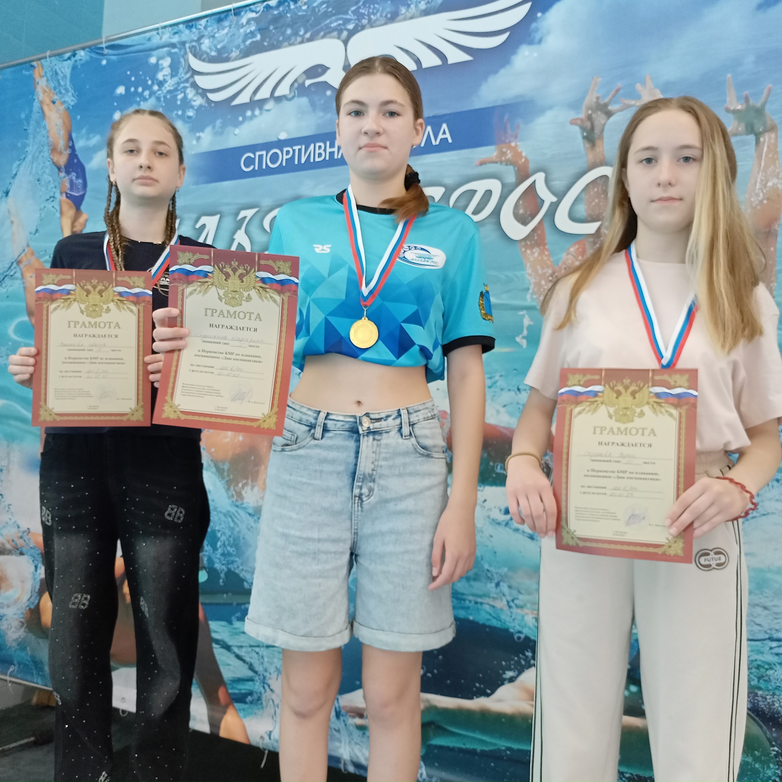 Результаты Первенства БМР по плаванию, посвященное «Дню космонавтики»