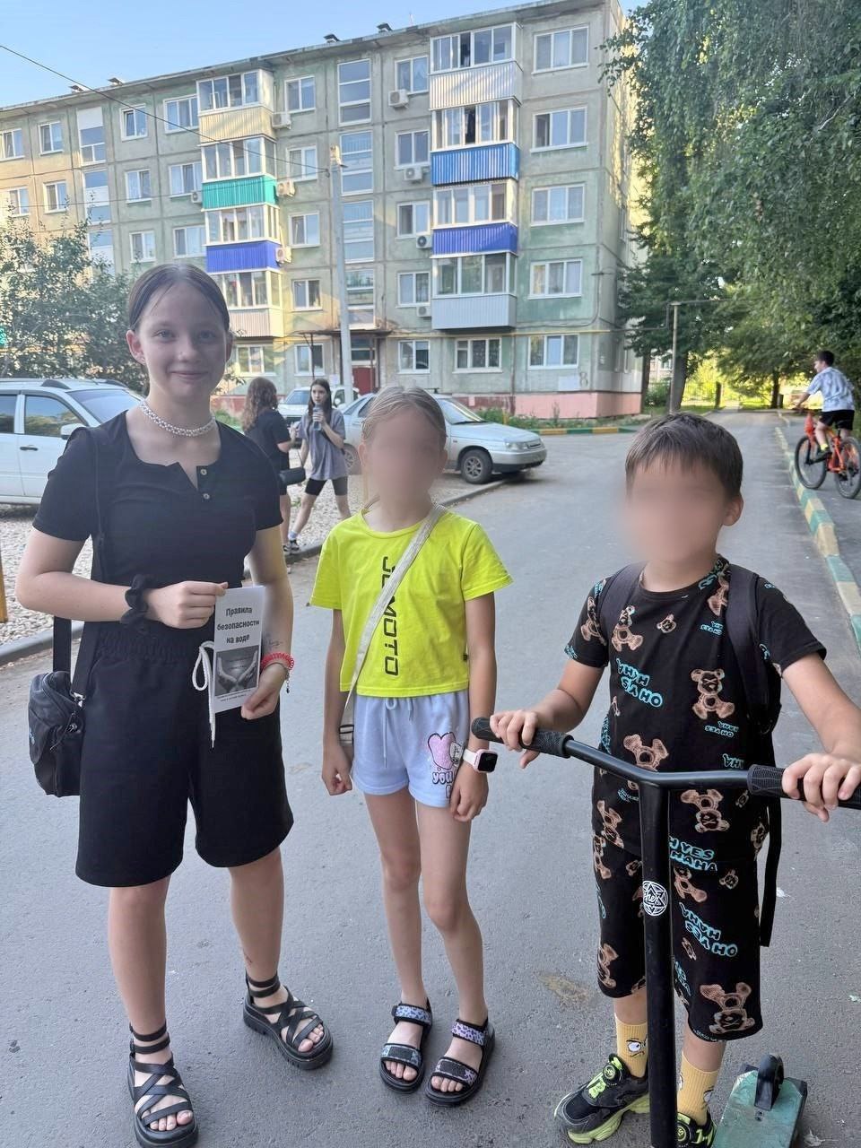 Гимназисты напоминают о правилах поведения на воде