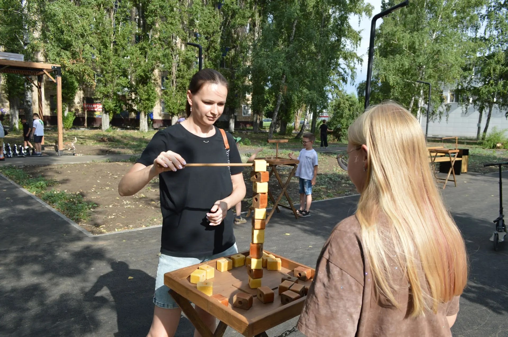 В новом сквере у «Золушки» проходят первые мероприятия
