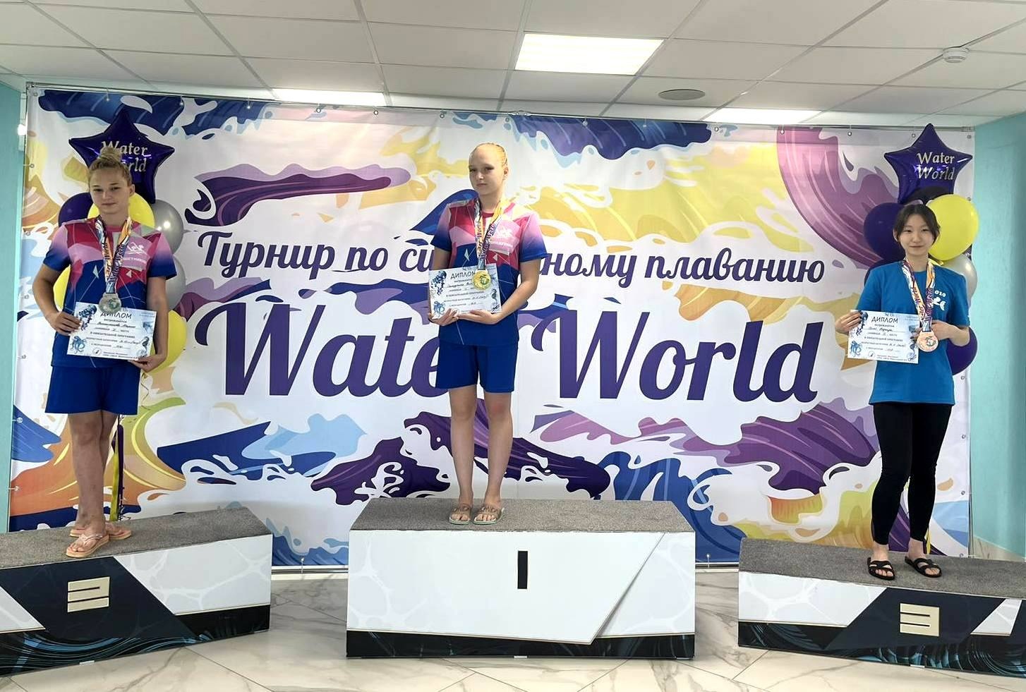 Воспитанницы спортивной школы «Альбатрос» приняли участие в областных соревнованиях по синхронному плаванию в Саратове