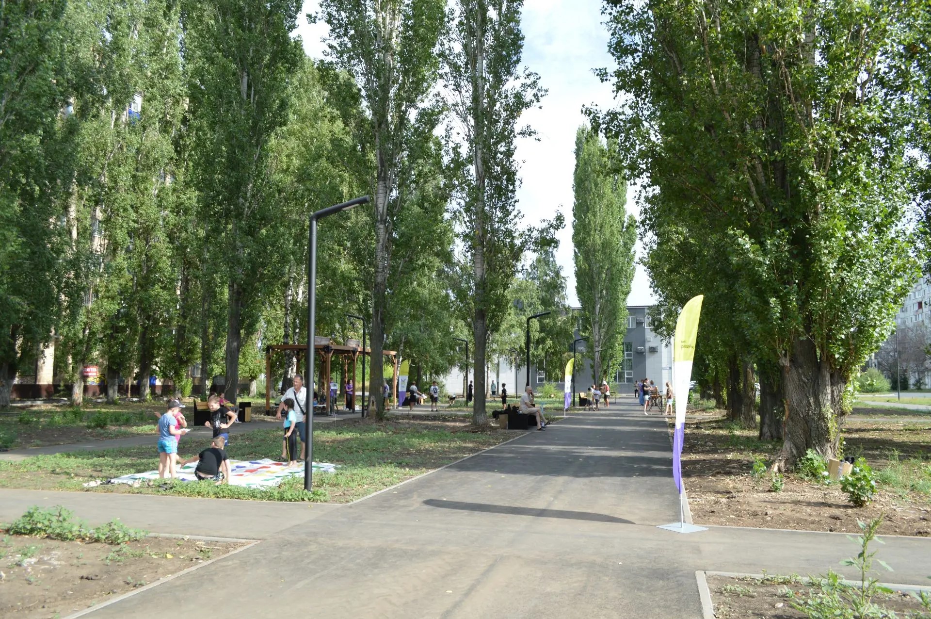 В новом сквере у «Золушки» проходят первые мероприятия
