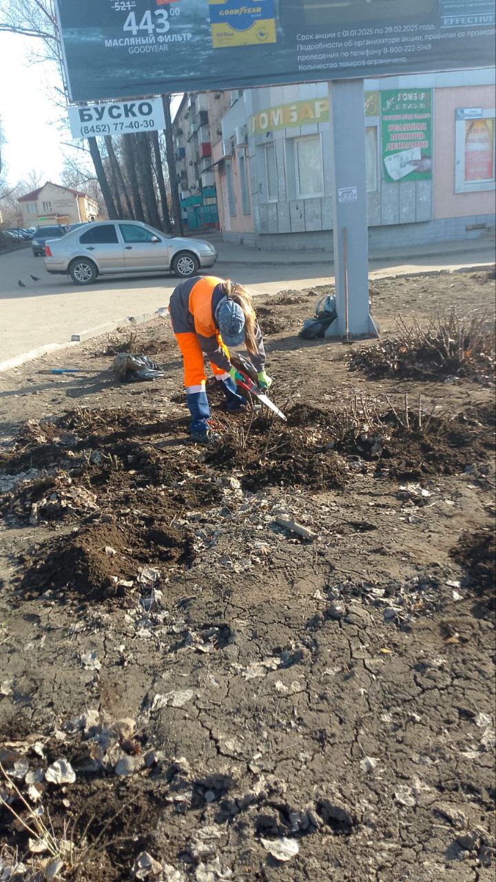 Коммунальные службы ежедневно приводят в порядок город Балаково