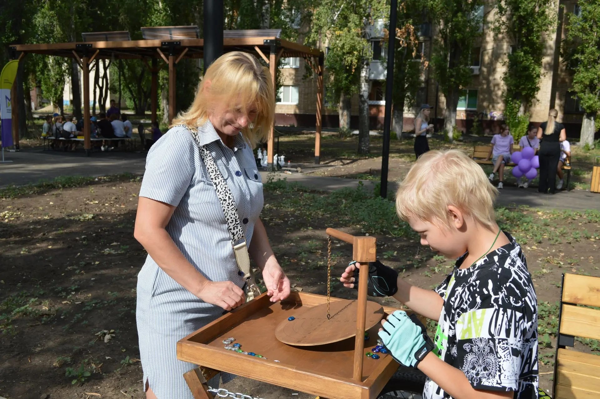 В новом сквере у «Золушки» проходят первые мероприятия