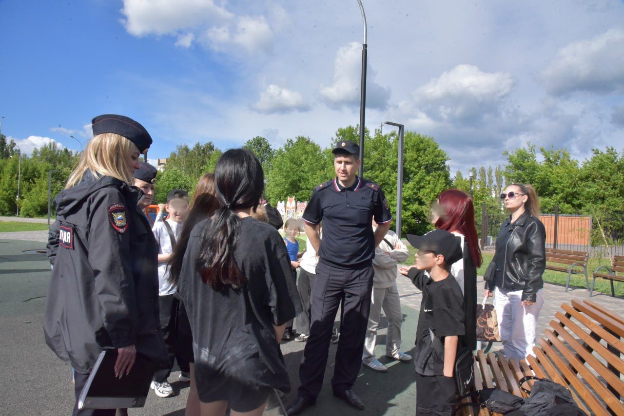 В парке «Центральный» состоялся рейд по профилактике правонарушений среди молодежи