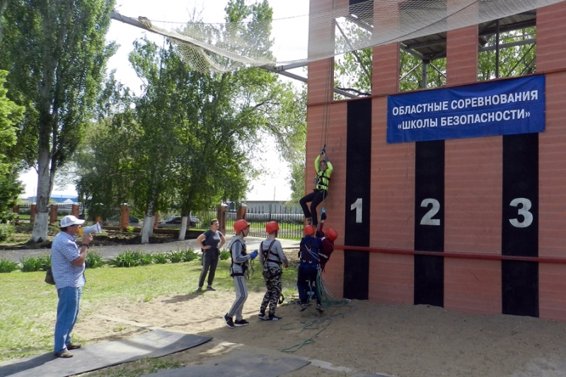 На базе Губернаторского автомобильно-электромеханического техникума прошли региональные соревнования «Школа безопасности» и полевой лагерь «Юный спасатель».