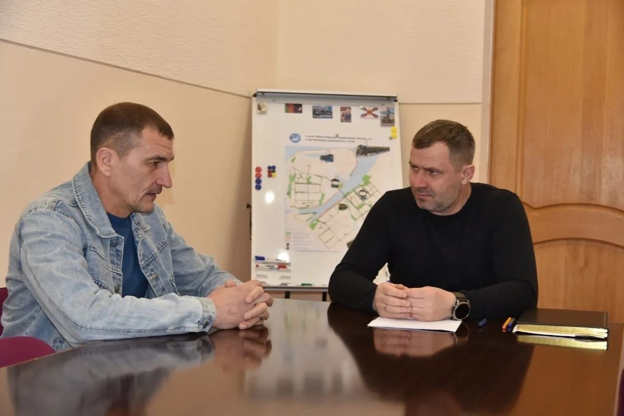 Сергей Барулин: сегодня встретились с участником программы «Наши герои» Алексеем Свилле перед его отъездом на передовую