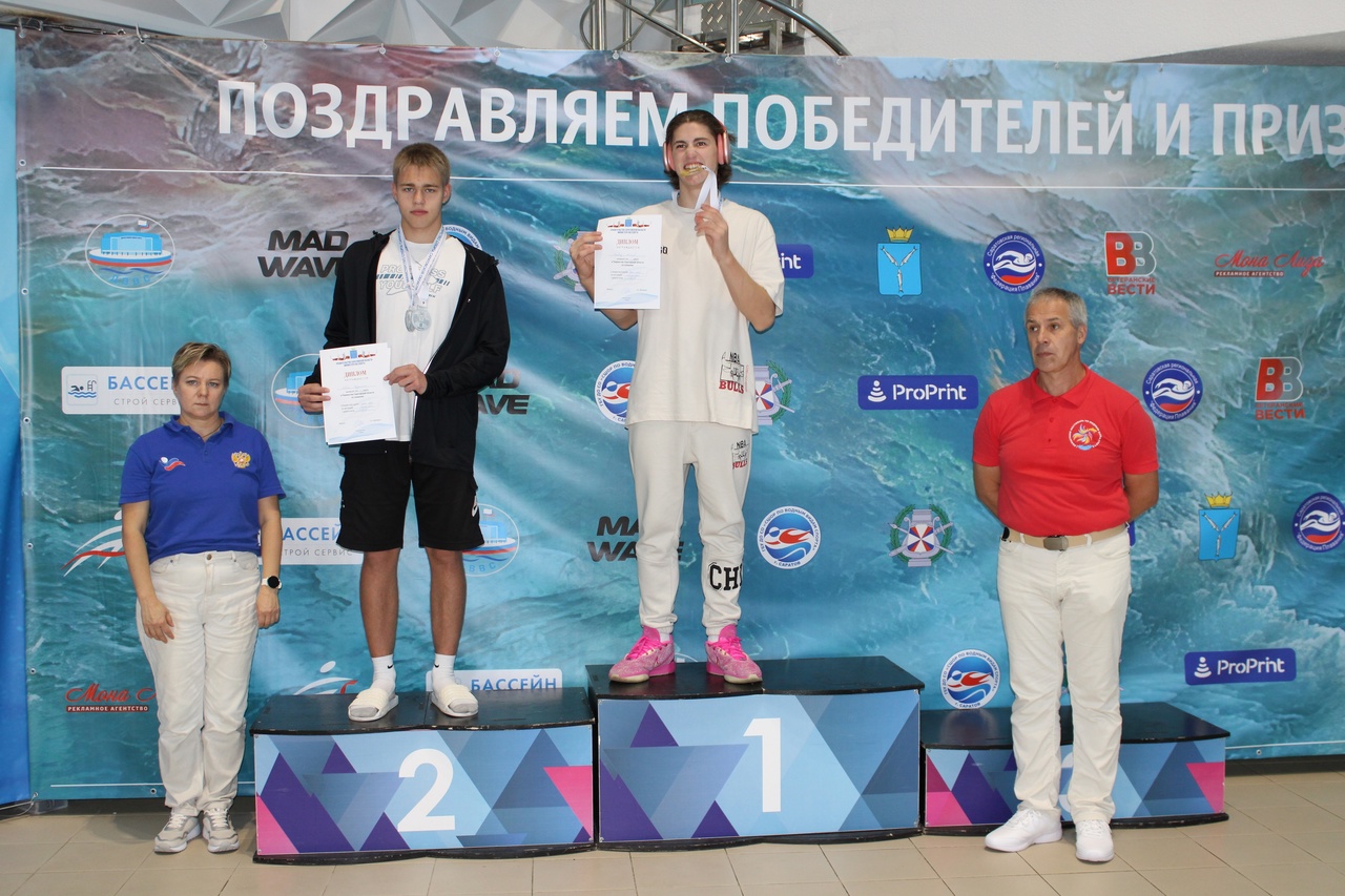Воспитанники спортшколы "Альбатрос" приняли участие в Чемпионате и Первенстве Саратовской области по плаванию