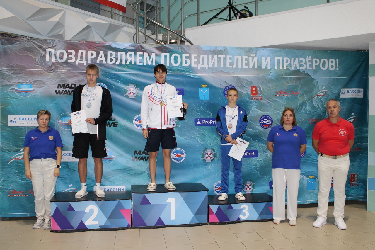 Воспитанники спортшколы "Альбатрос" приняли участие в Чемпионате и Первенстве Саратовской области по плаванию