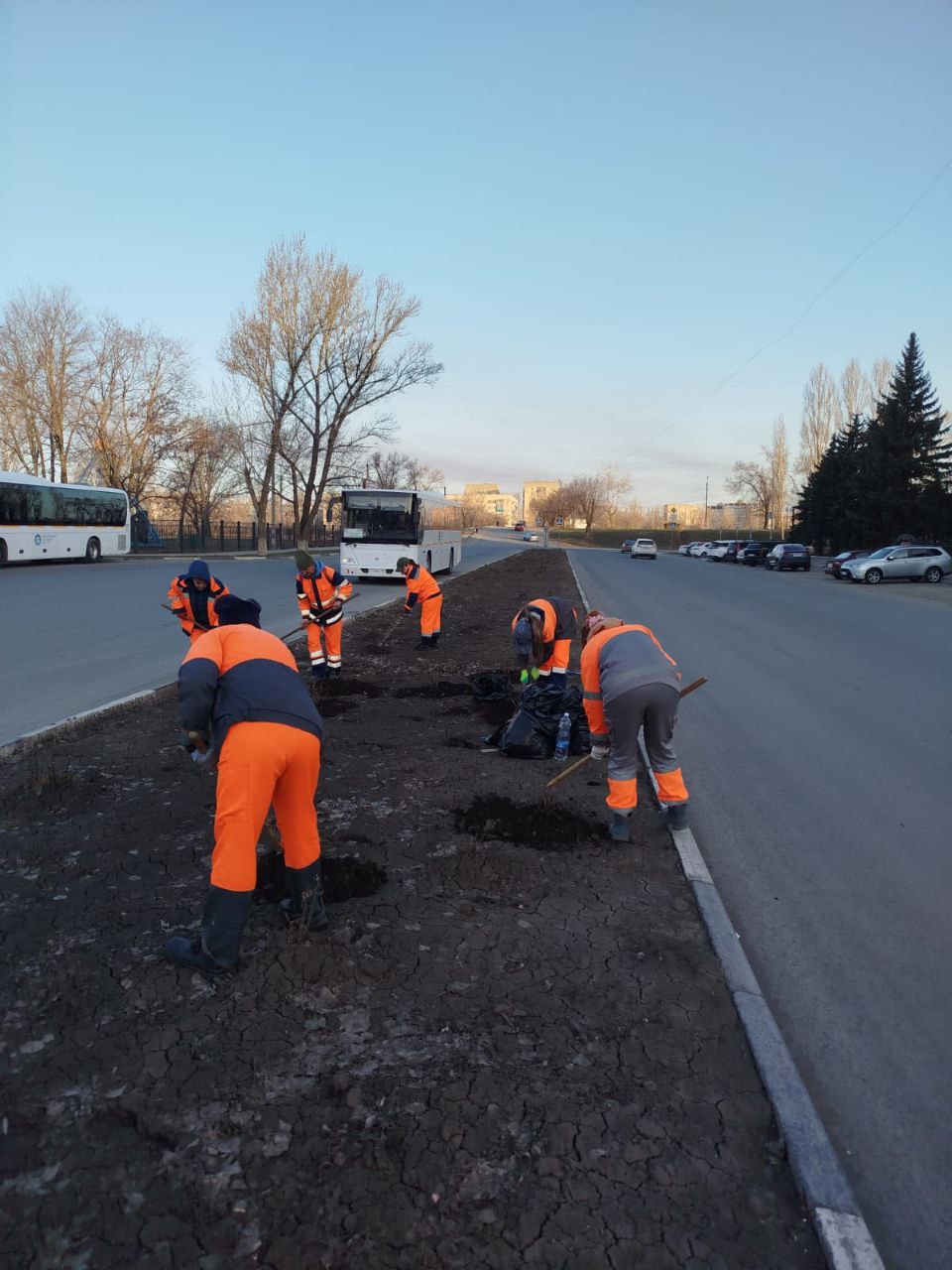 Коммунальные службы ежедневно приводят в порядок город Балаково