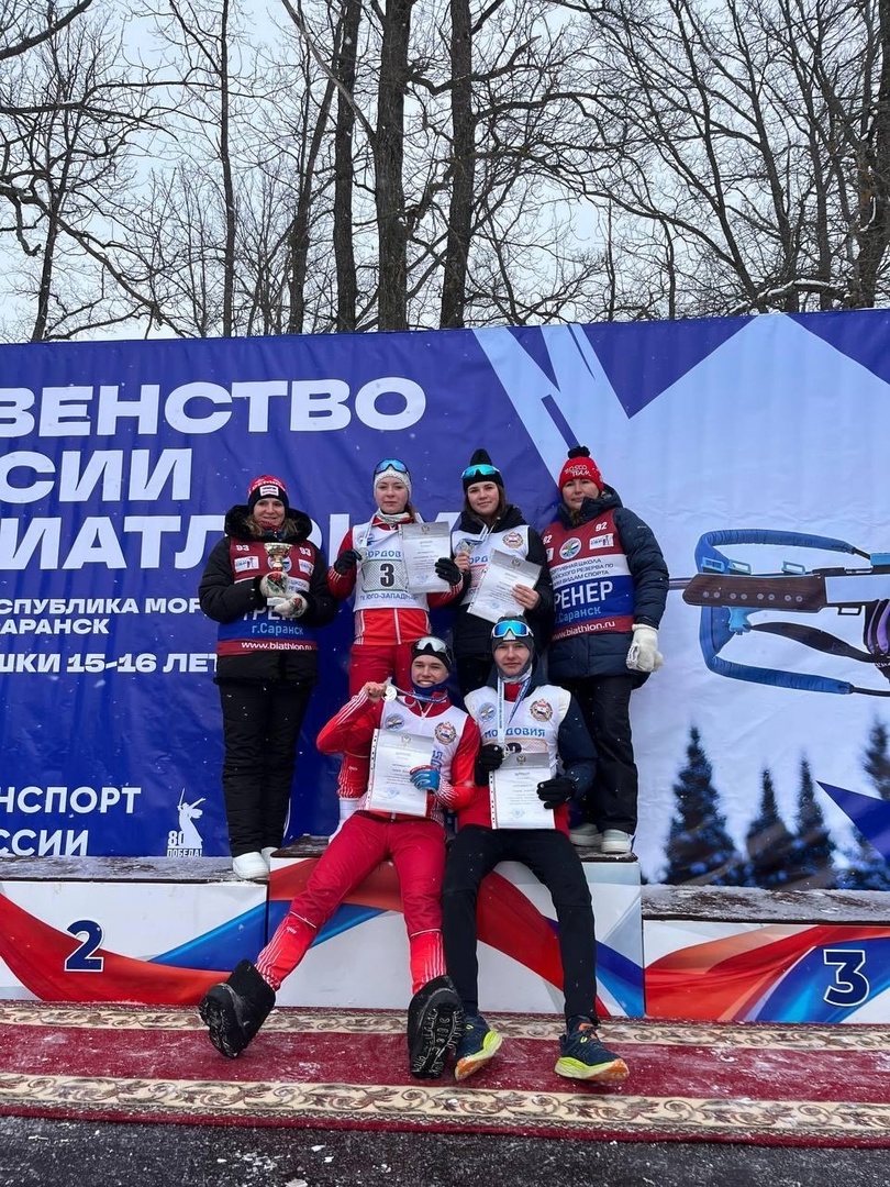 Балаковский биатлонист в составе команды Саратовской области занял 2 место на Первенстве России