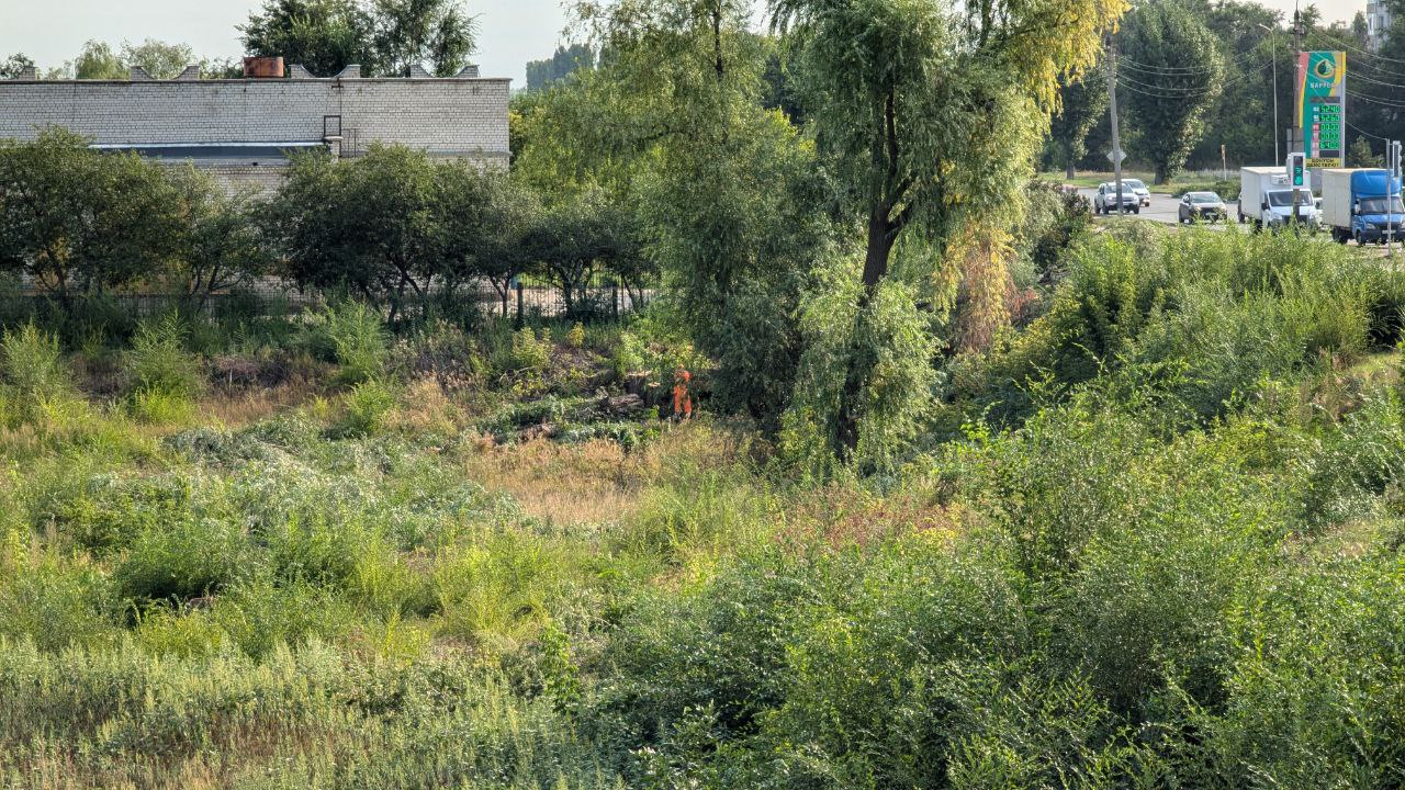 В городе Балаково начались подготовительные работы по благоустройству набережной в районе моста Победы
