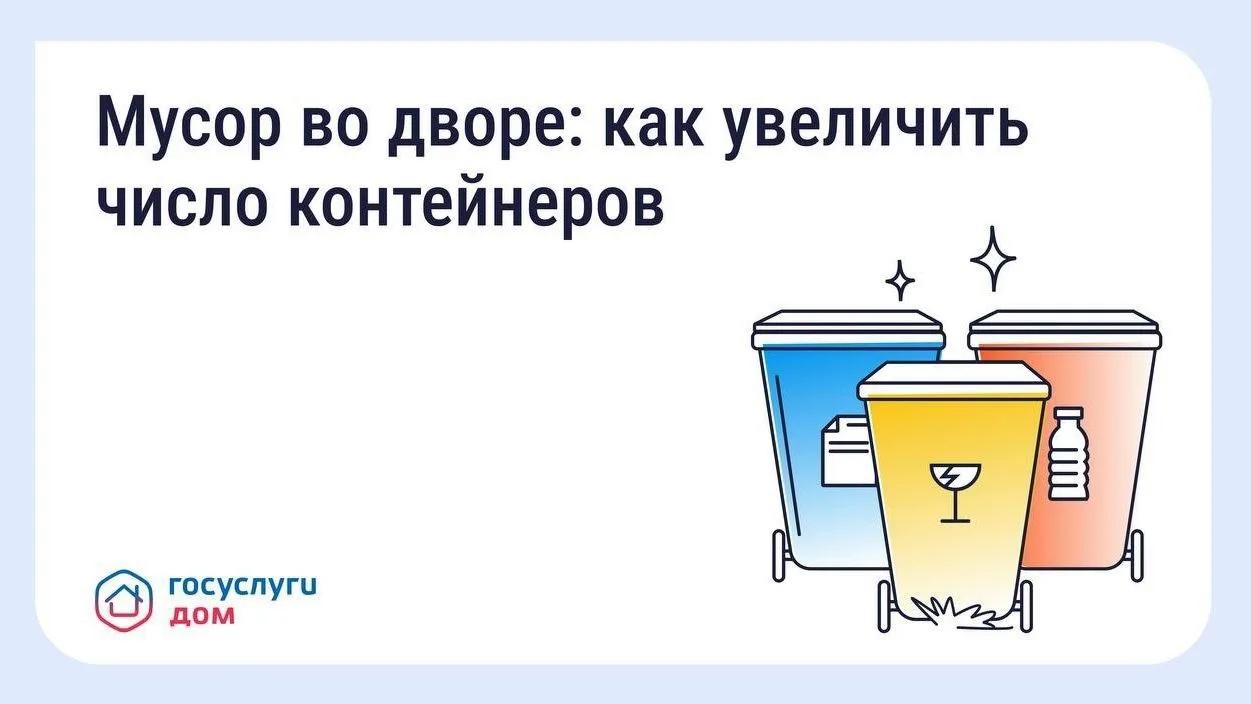 Что делать, если мусорных контейнеров во дворе недостаточно