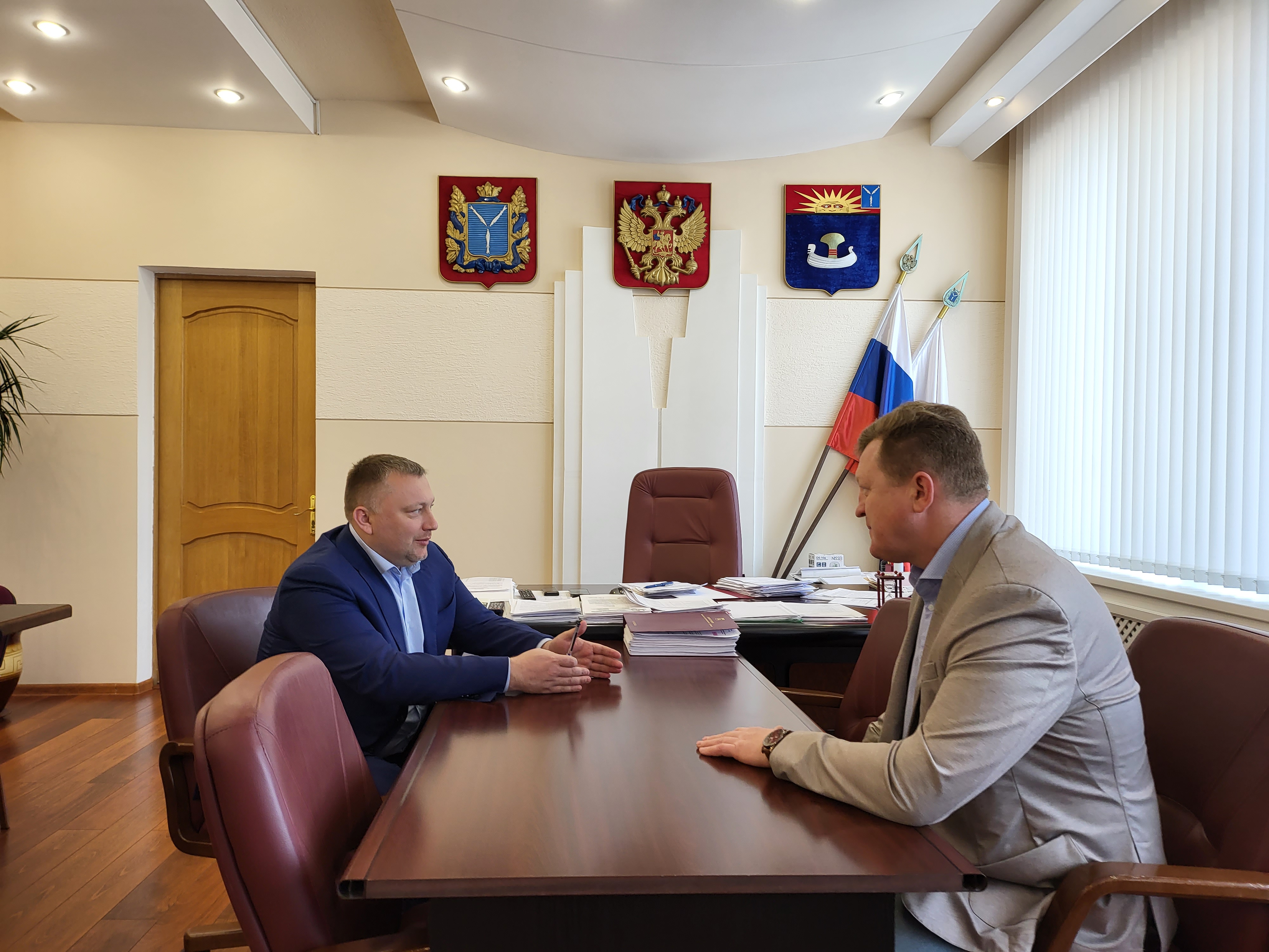 Сергей Грачев встретился с добровольцем Николаем Сульдиным