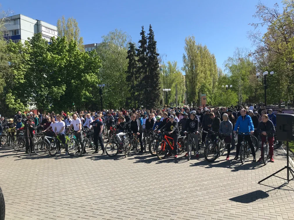 Сегодня состоялся велопробег, посвященный Дню Победы