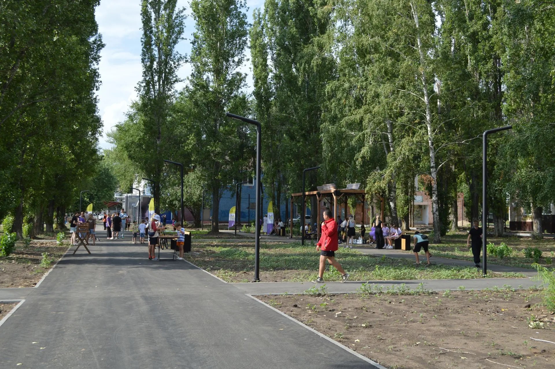 В новом сквере у «Золушки» проходят первые мероприятия