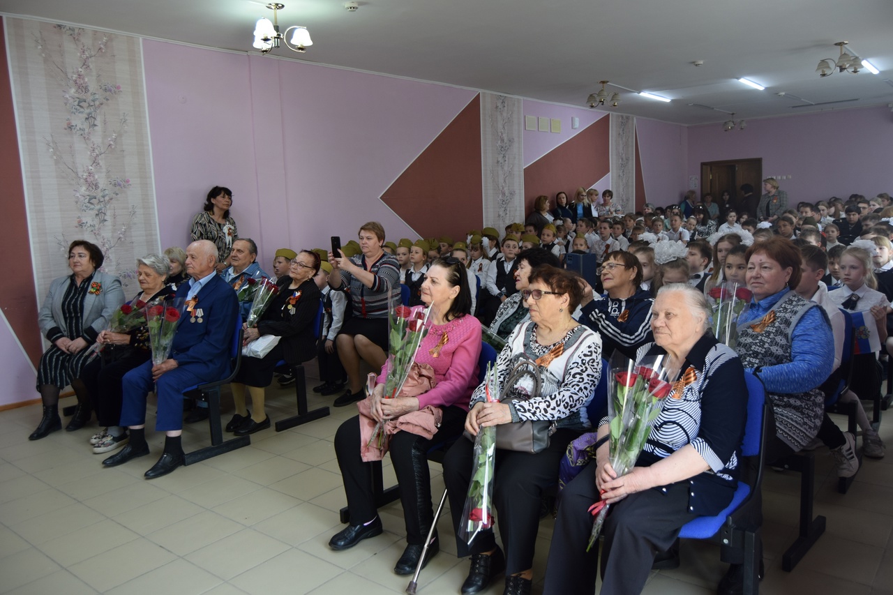В школе №7 состоялся праздничный концерт, посвященный Дню Победы