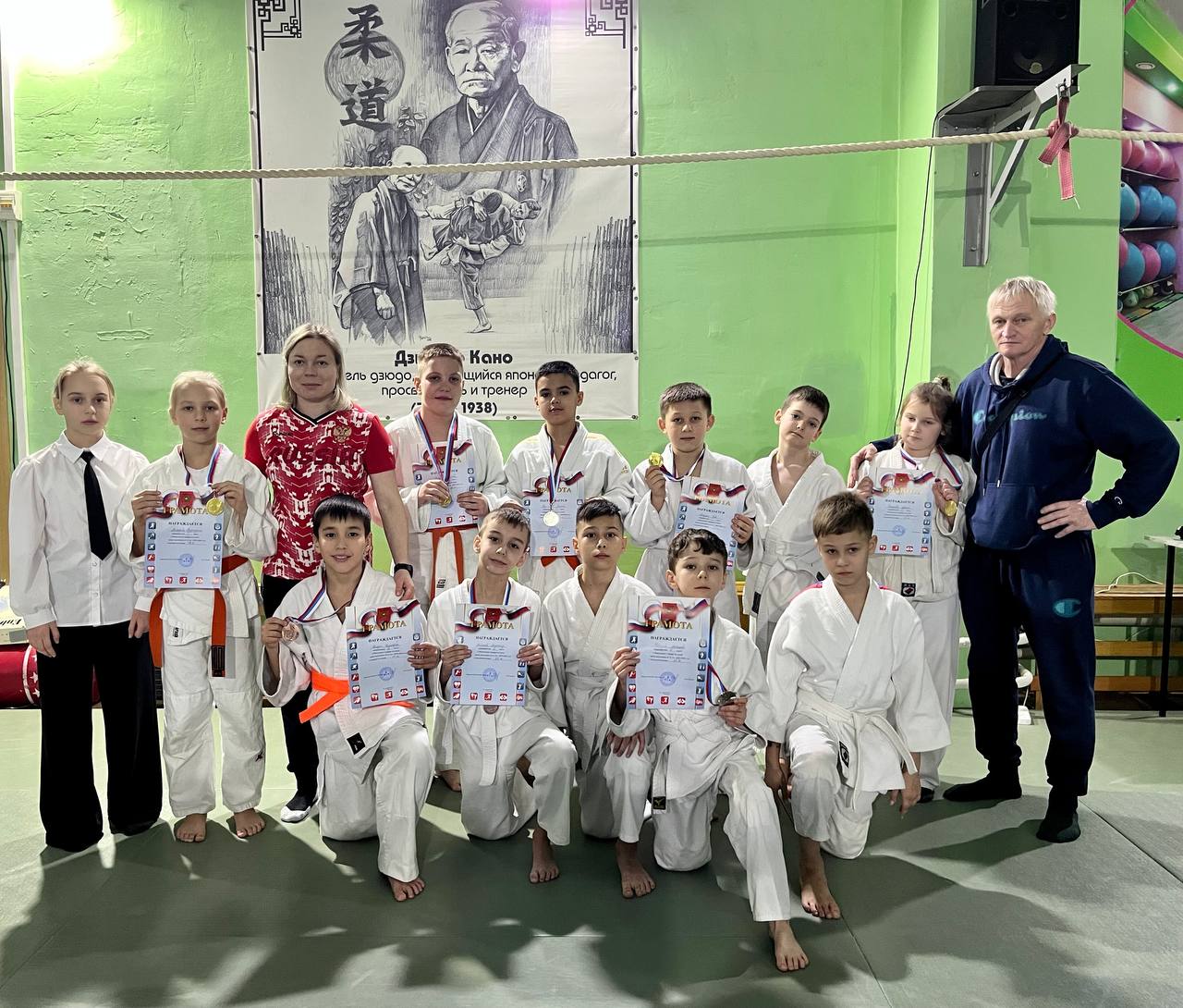 Новогодний турнир по дзюдо для юных спортсменов