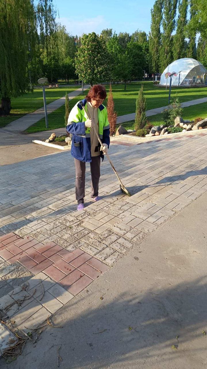 Покос травы, сбор мусора, уборка общественных территорий. В работах по благоустройству сегодня задействовано более сотни рабочих и 65 единиц техники