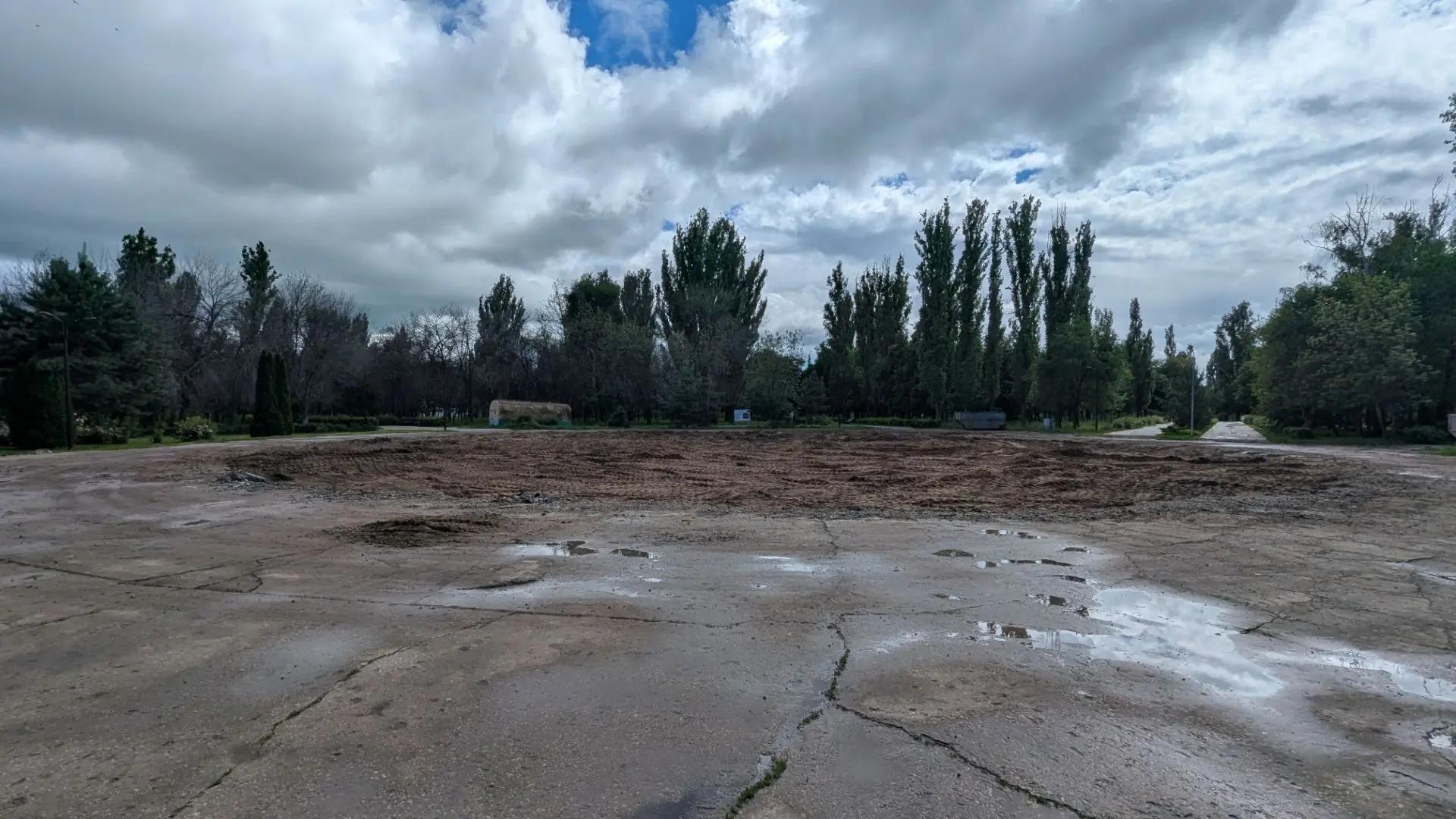 Сергей Барулин: в городском парке в 1-ом микрорайоне демонтировали сцену