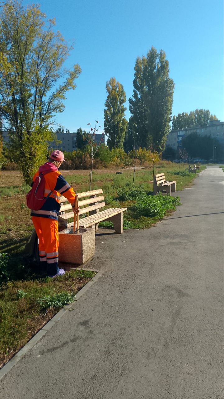 Коммунальные службы ежедневно поддерживают чистоту в городе Балаково
