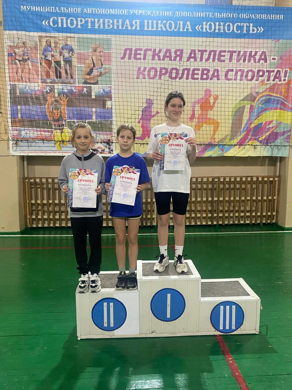 Итоги соревнований спортшколы "Юность": легкая атлетика, настольный теннис, пауэрлифтинг