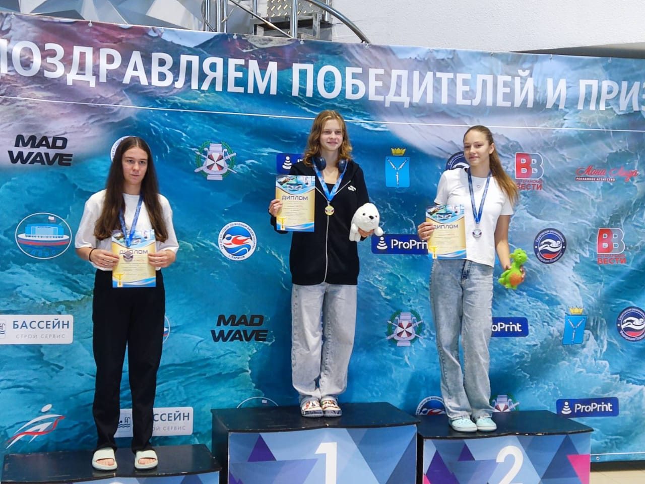 Воспитанники спортшколы "Альбатрос" приняли участие в Чемпионате и Первенстве Саратовской области по плаванию