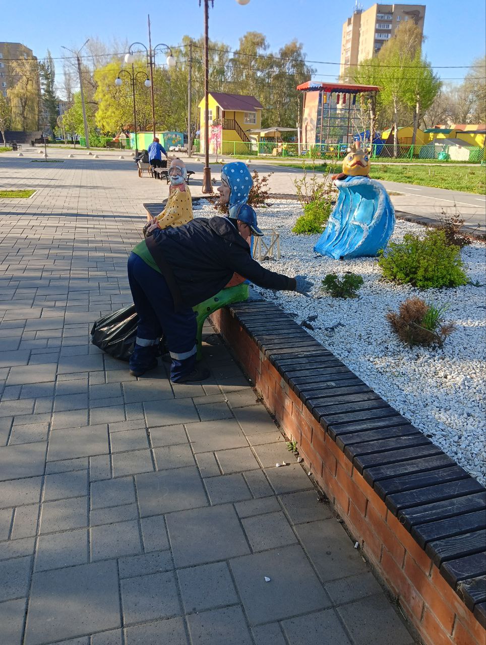 Детский парк ждёт открытия нового сезона. Оно запланировано на 1 мая