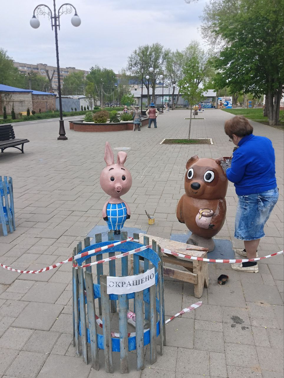 Детский парк ждёт открытия нового сезона. Оно запланировано на 1 мая