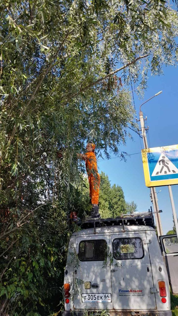 В Балакове ежедневно ведутся работы по благоустройству. Сегодня задействовано 52 единицы техники и около сотни рабочих