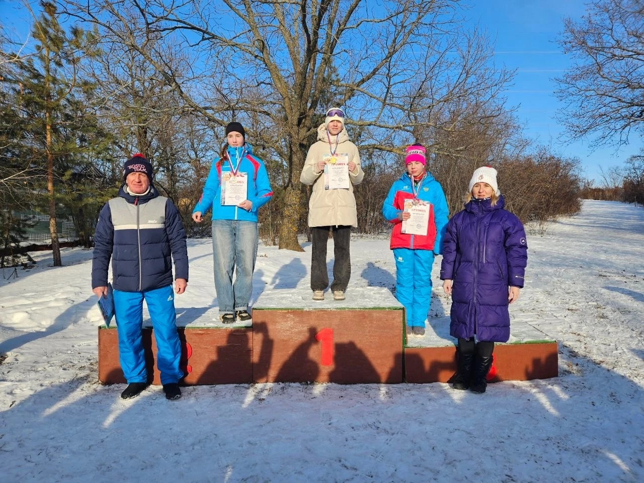 На лыжной базе «Снежинка» состоялись соревнования по лыжным гонкам
