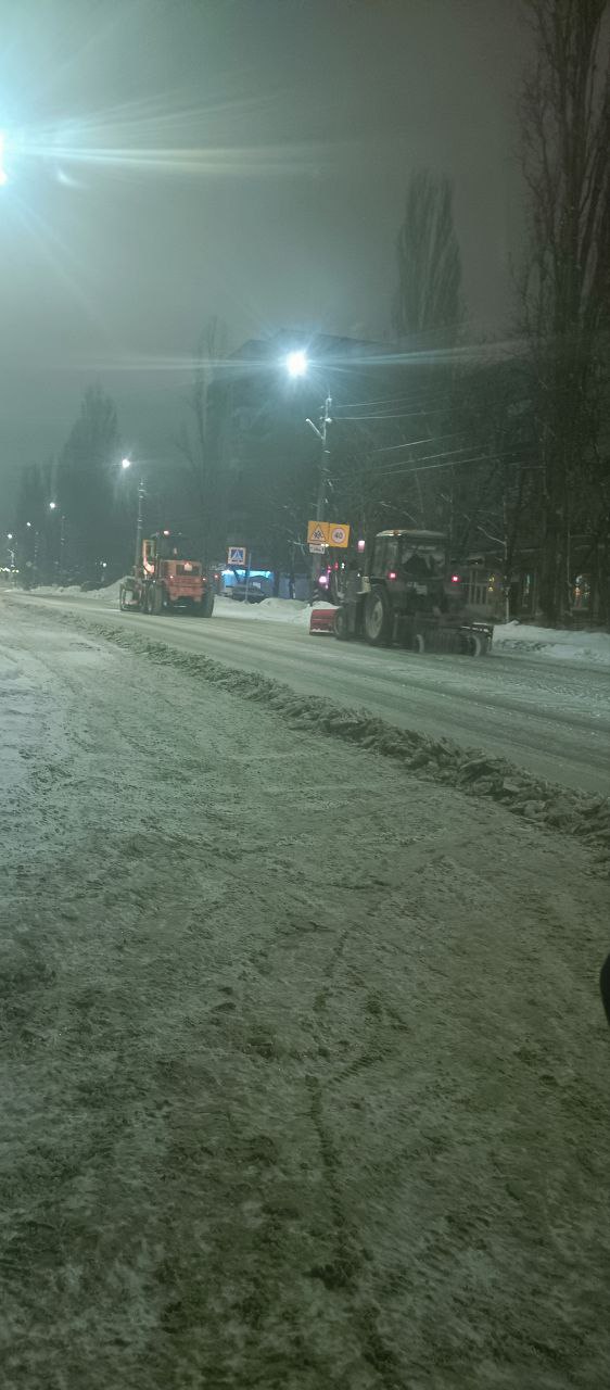 Благоустройство города Балаково сегодня: вывоз снега, очистка тротуаров и автомобильных дорог